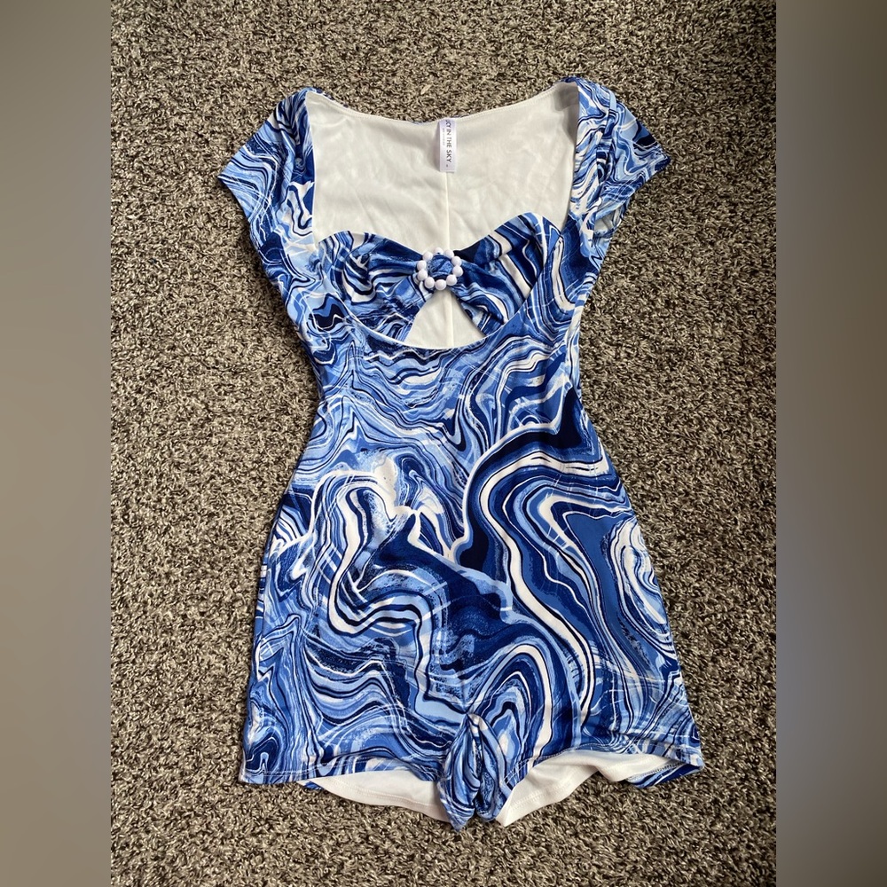 Lucy in the Sky Brodie Cutout Romper